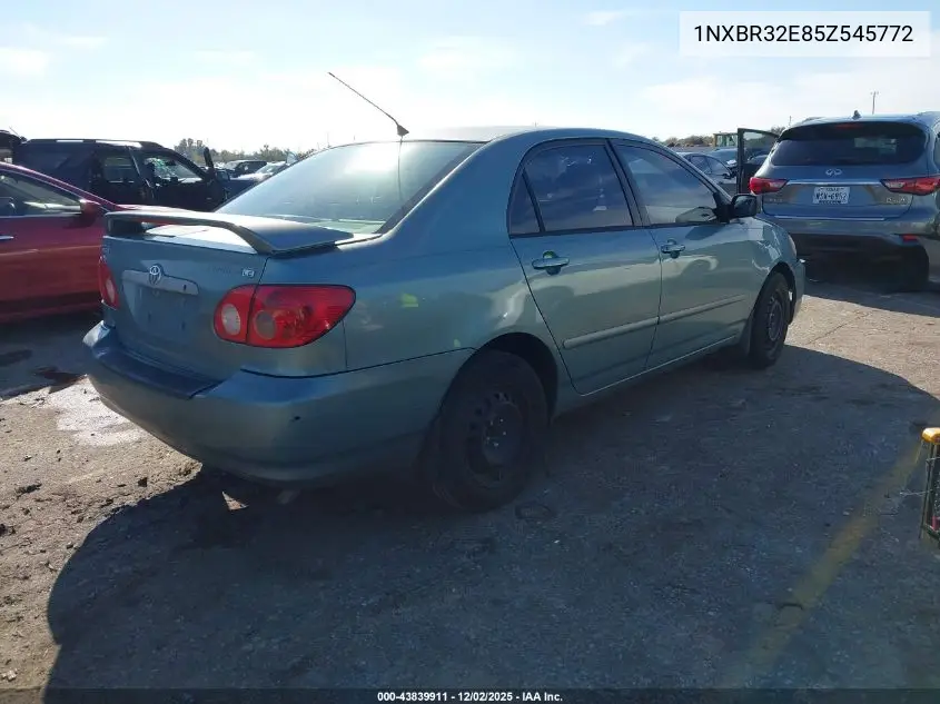 1NXBR32E85Z545772 2005 Toyota Corolla Le