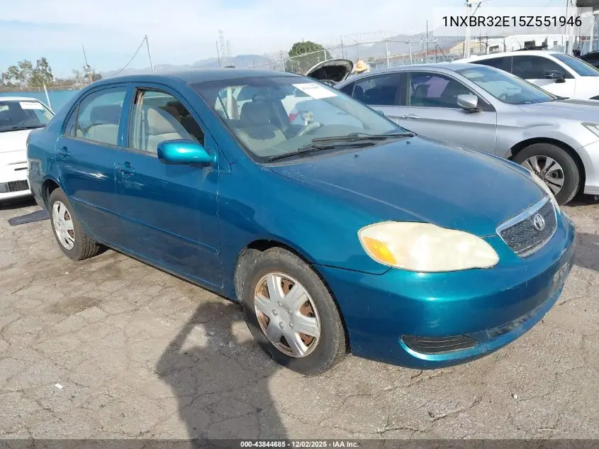 1NXBR32E15Z551946 2005 Toyota Corolla Le