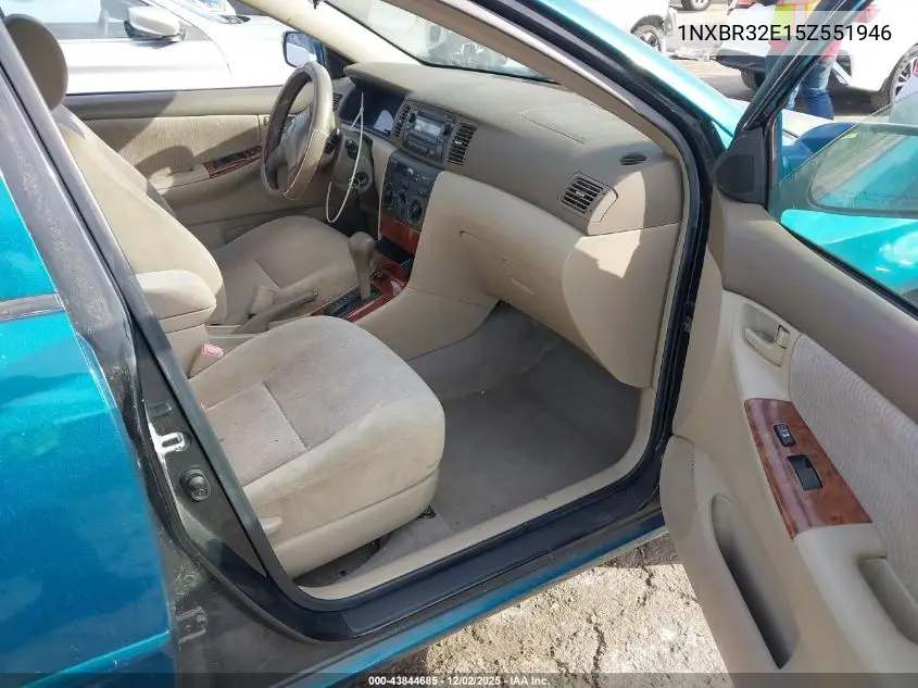 1NXBR32E15Z551946 2005 Toyota Corolla Le