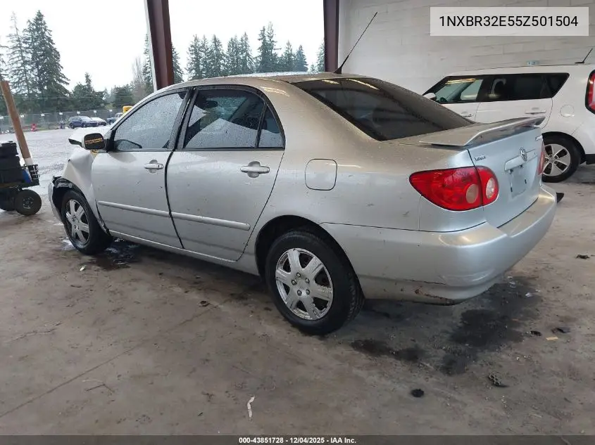 1NXBR32E55Z501504 2005 Toyota Corolla Le