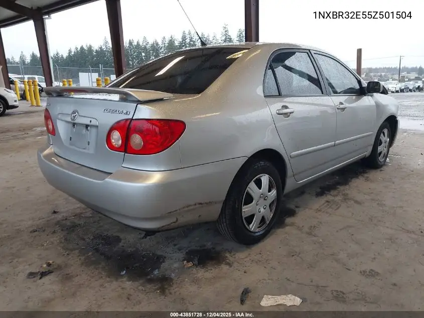 1NXBR32E55Z501504 2005 Toyota Corolla Le