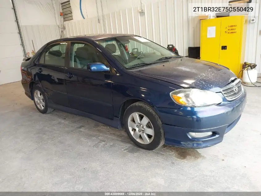 2T1BR32E75C550429 2005 Toyota Corolla S