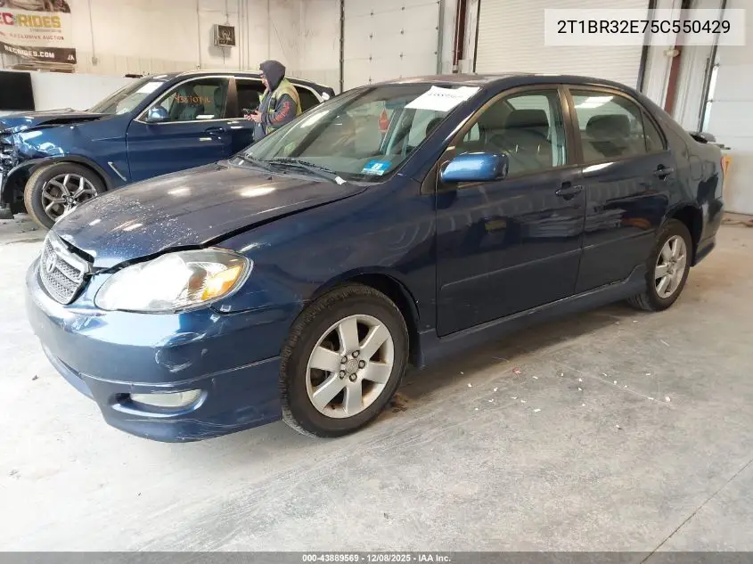 2T1BR32E75C550429 2005 Toyota Corolla S