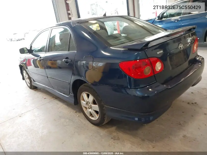 2T1BR32E75C550429 2005 Toyota Corolla S