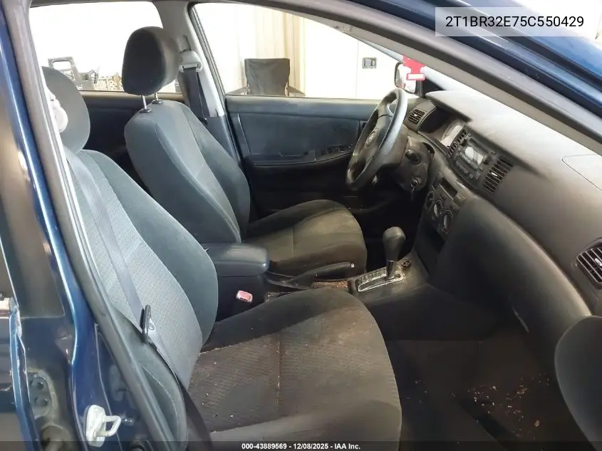 2T1BR32E75C550429 2005 Toyota Corolla S