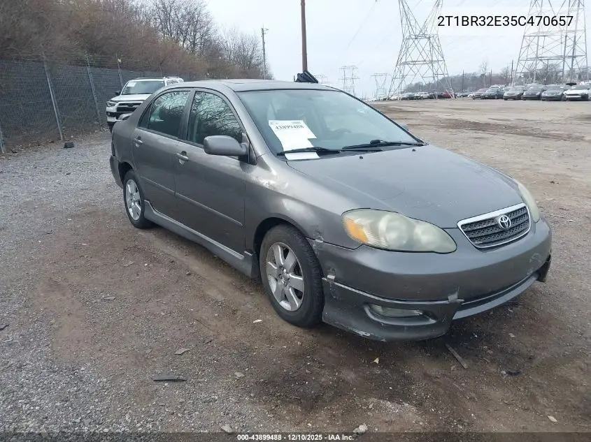 2T1BR32E35C470657 2005 Toyota Corolla S