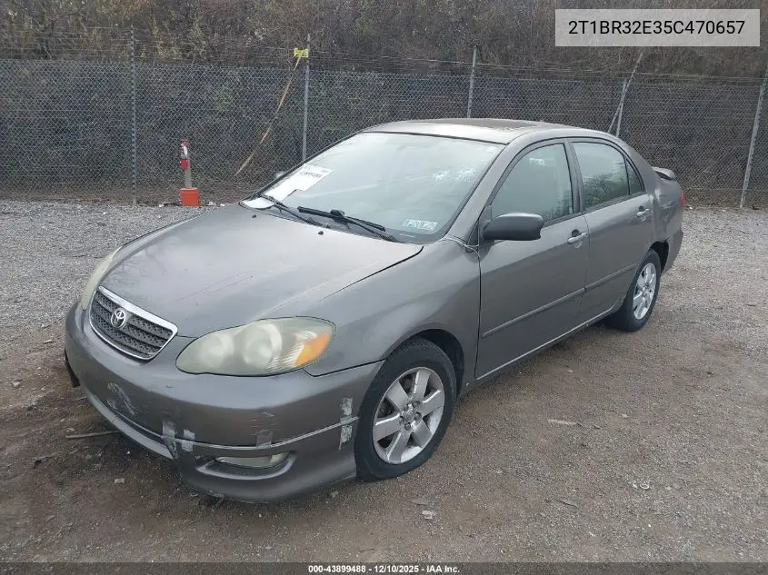 2T1BR32E35C470657 2005 Toyota Corolla S