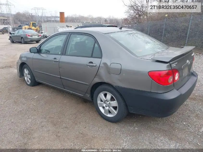 2T1BR32E35C470657 2005 Toyota Corolla S