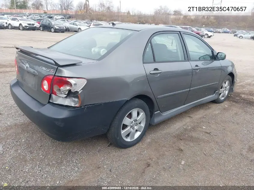 2T1BR32E35C470657 2005 Toyota Corolla S