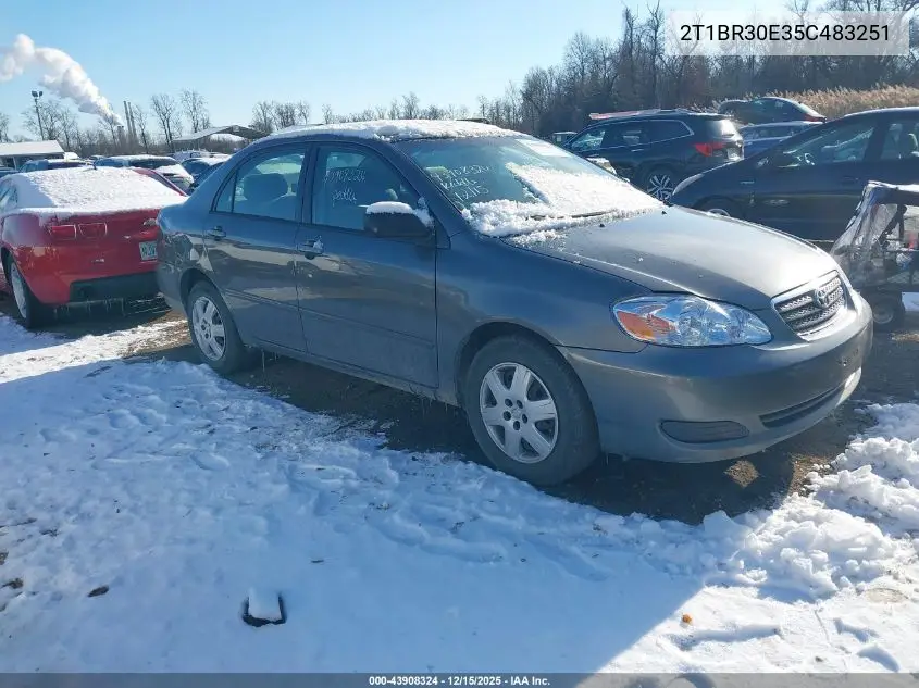 2T1BR30E35C483251 2005 Toyota Corolla Le