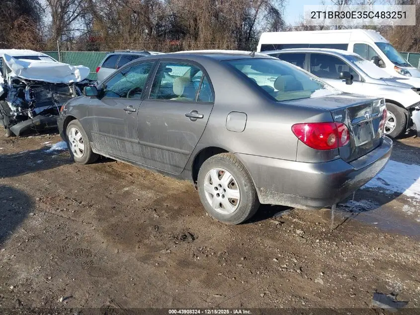 2T1BR30E35C483251 2005 Toyota Corolla Le