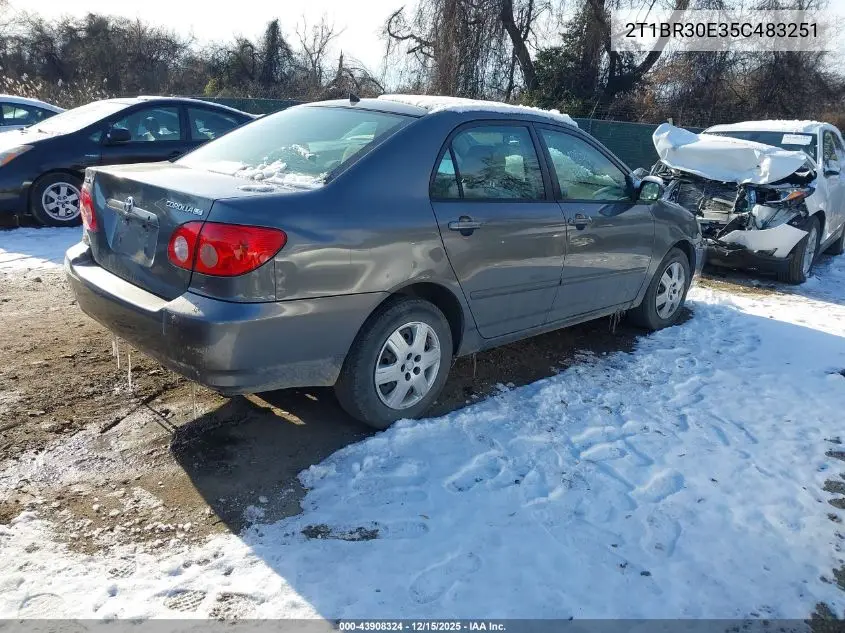 2T1BR30E35C483251 2005 Toyota Corolla Le
