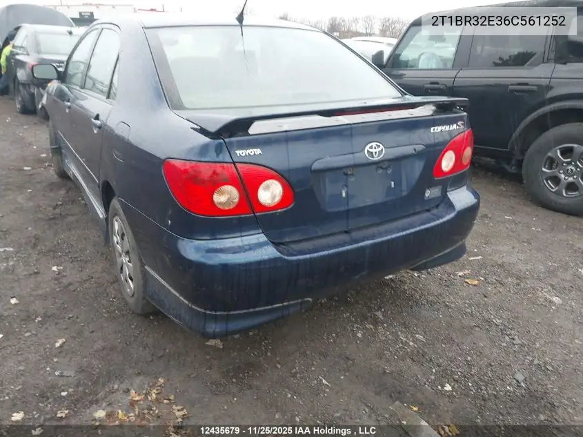 2T1BR32E36C561252 2006 Toyota Corolla