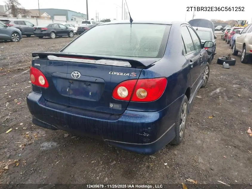 2T1BR32E36C561252 2006 Toyota Corolla