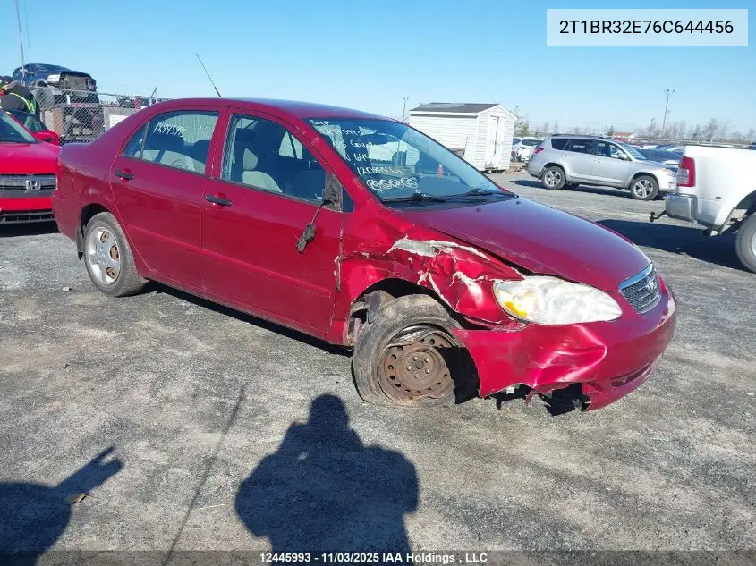 2T1BR32E76C644456 2006 Toyota Corolla Ce/Le/Sport