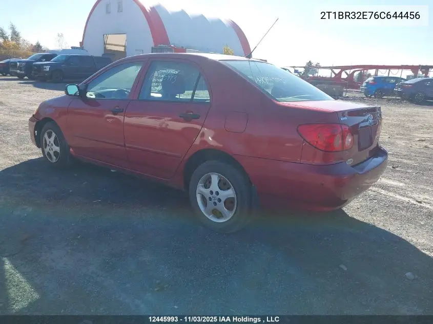 2T1BR32E76C644456 2006 Toyota Corolla Ce/Le/Sport
