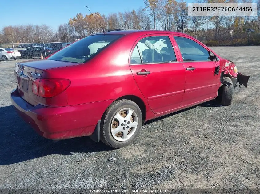 2T1BR32E76C644456 2006 Toyota Corolla Ce/Le/Sport