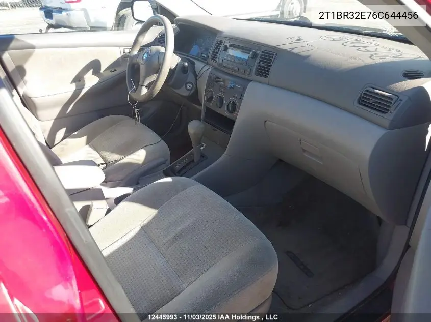 2T1BR32E76C644456 2006 Toyota Corolla Ce/Le/Sport