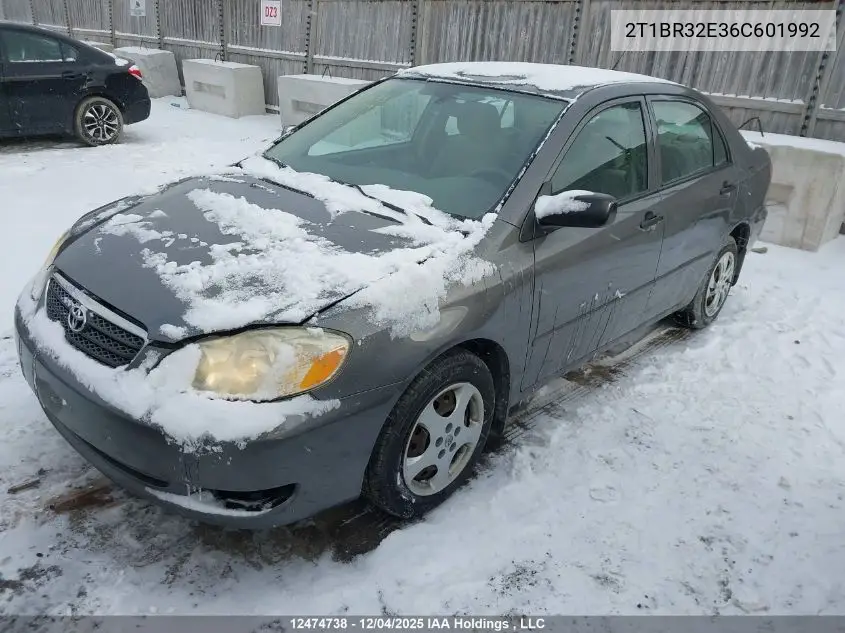 2T1BR32E36C601992 2006 Toyota Corolla Ce/Le/S