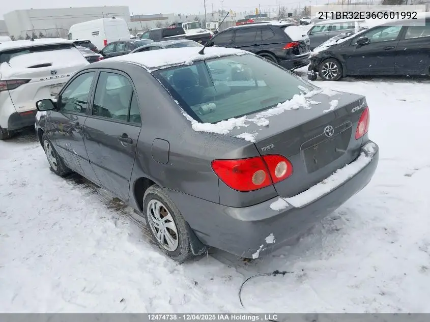 2T1BR32E36C601992 2006 Toyota Corolla Ce/Le/S