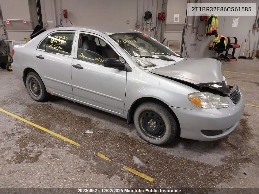 2T1BR32E86C561585 2006 Toyota Corolla Ce