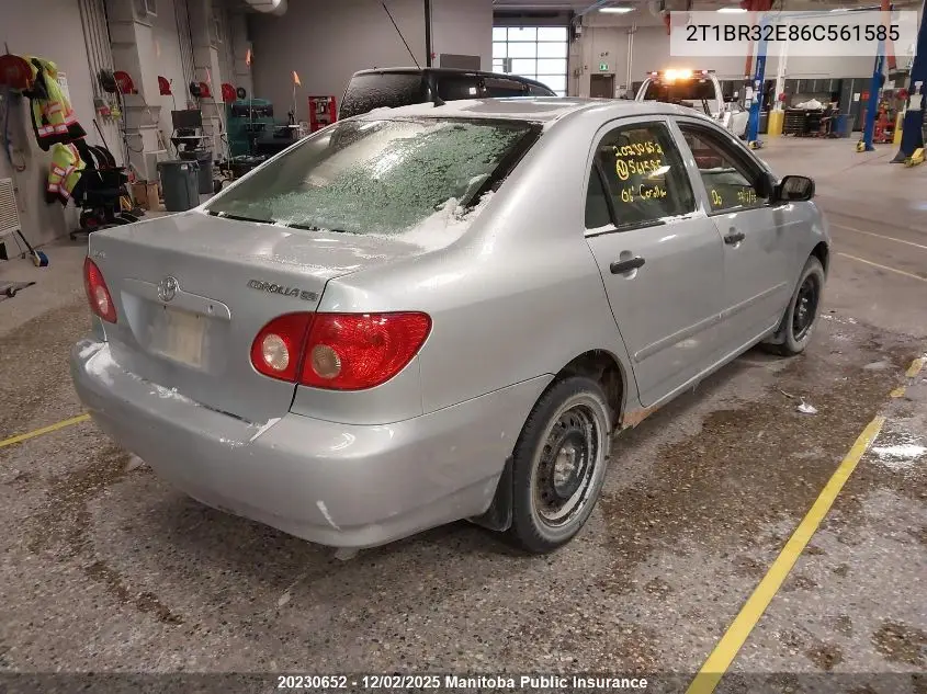 2T1BR32E86C561585 2006 Toyota Corolla Ce