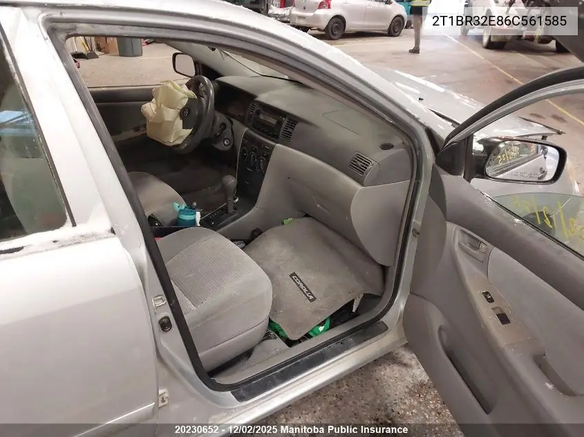 2T1BR32E86C561585 2006 Toyota Corolla Ce
