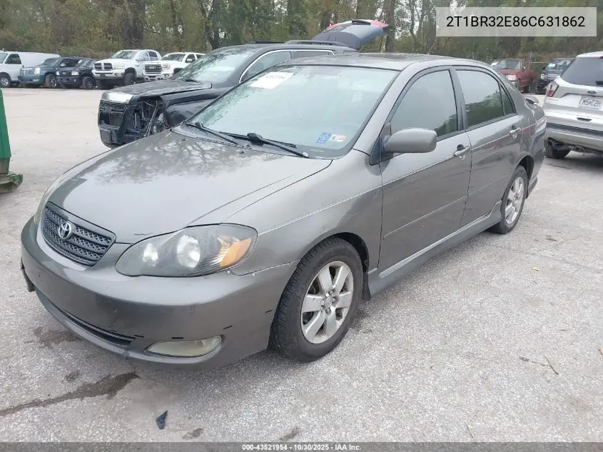 2T1BR32E86C631862 2006 Toyota Corolla S