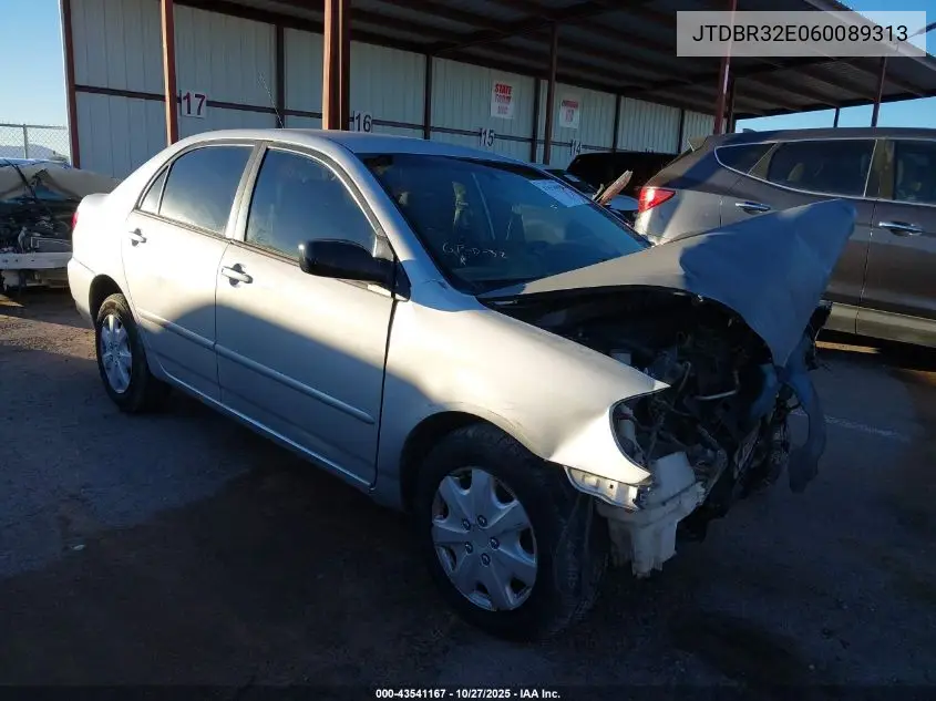 JTDBR32E060089313 2006 Toyota Corolla Le