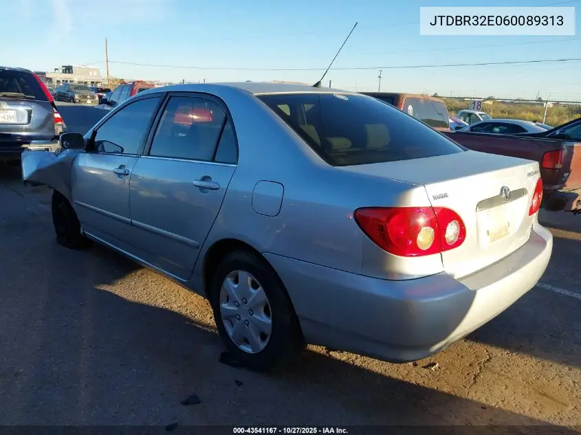 JTDBR32E060089313 2006 Toyota Corolla Le
