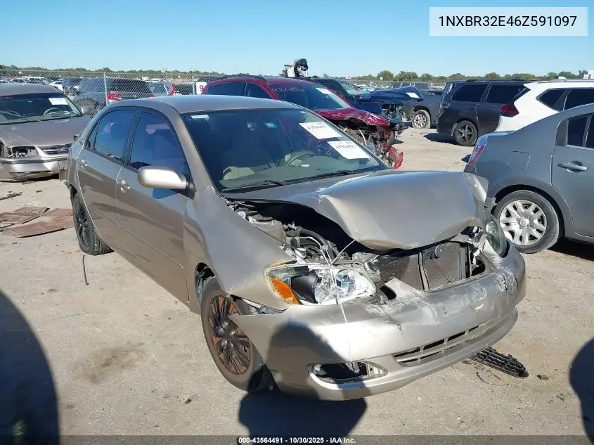 1NXBR32E46Z591097 2006 Toyota Corolla Le
