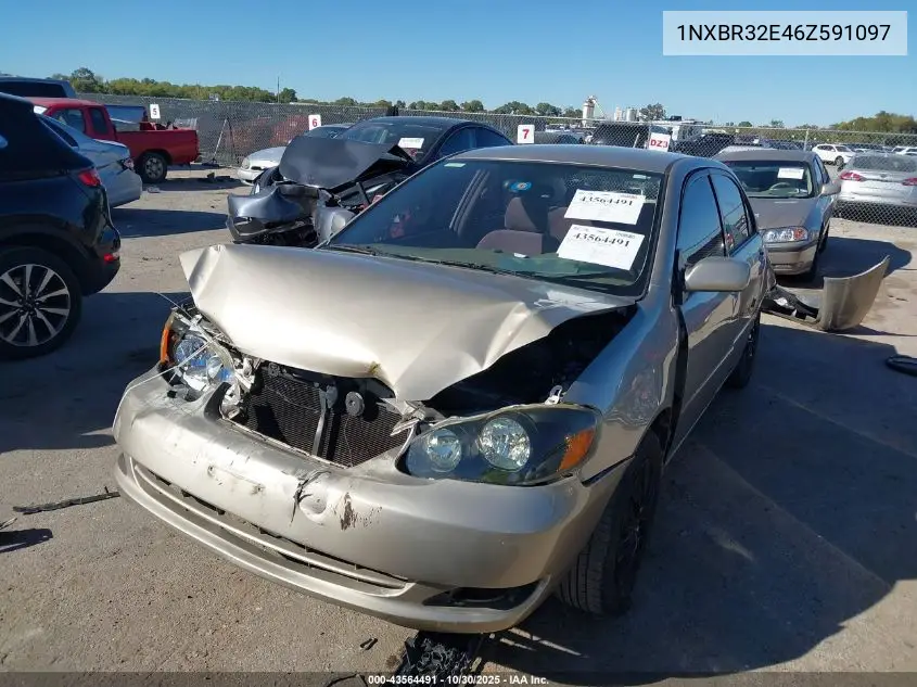 1NXBR32E46Z591097 2006 Toyota Corolla Le