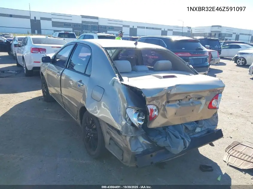 1NXBR32E46Z591097 2006 Toyota Corolla Le