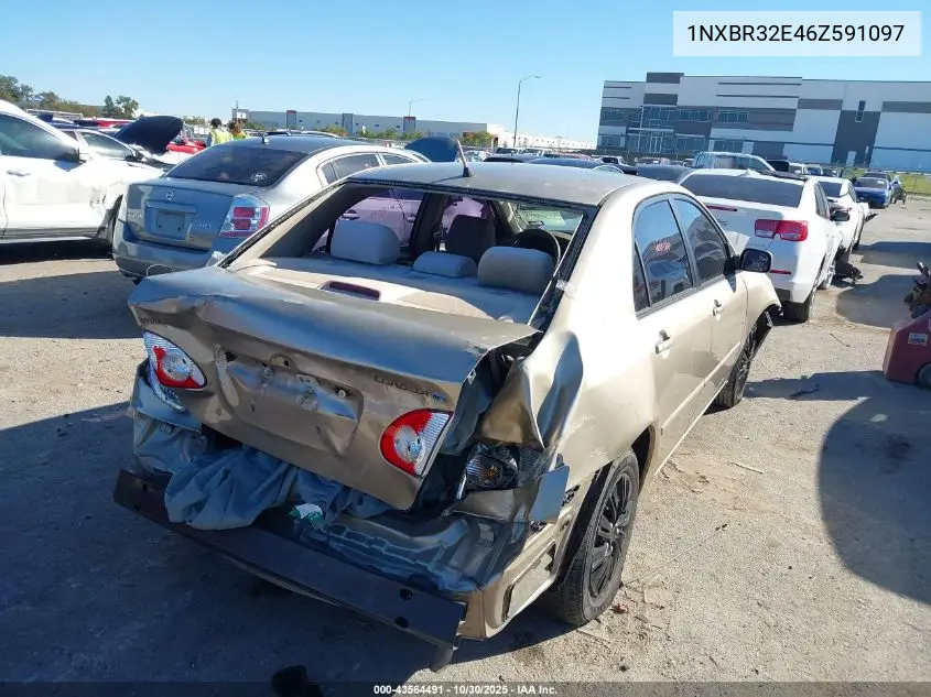 1NXBR32E46Z591097 2006 Toyota Corolla Le