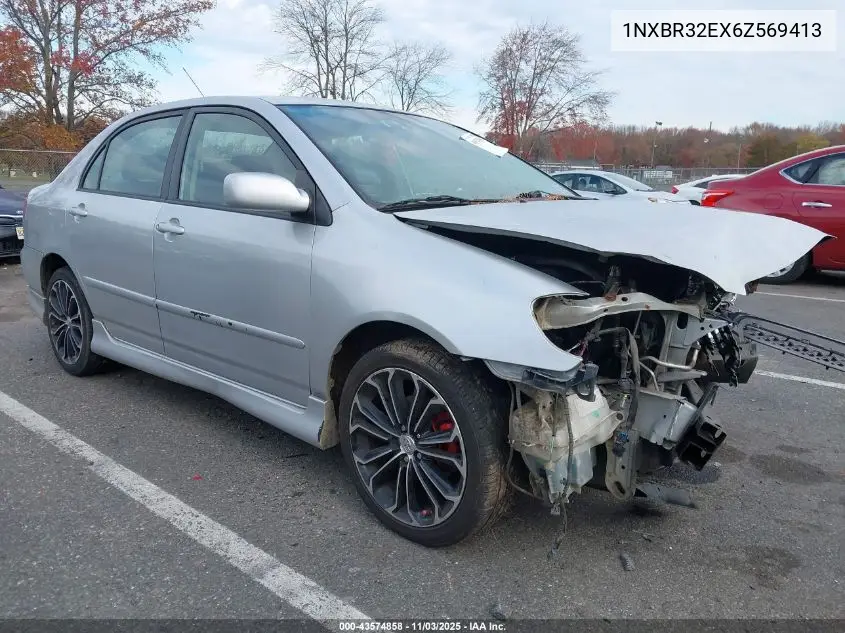 1NXBR32EX6Z569413 2006 Toyota Corolla S