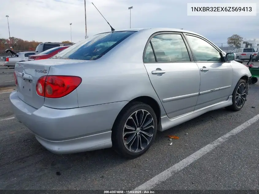 1NXBR32EX6Z569413 2006 Toyota Corolla S