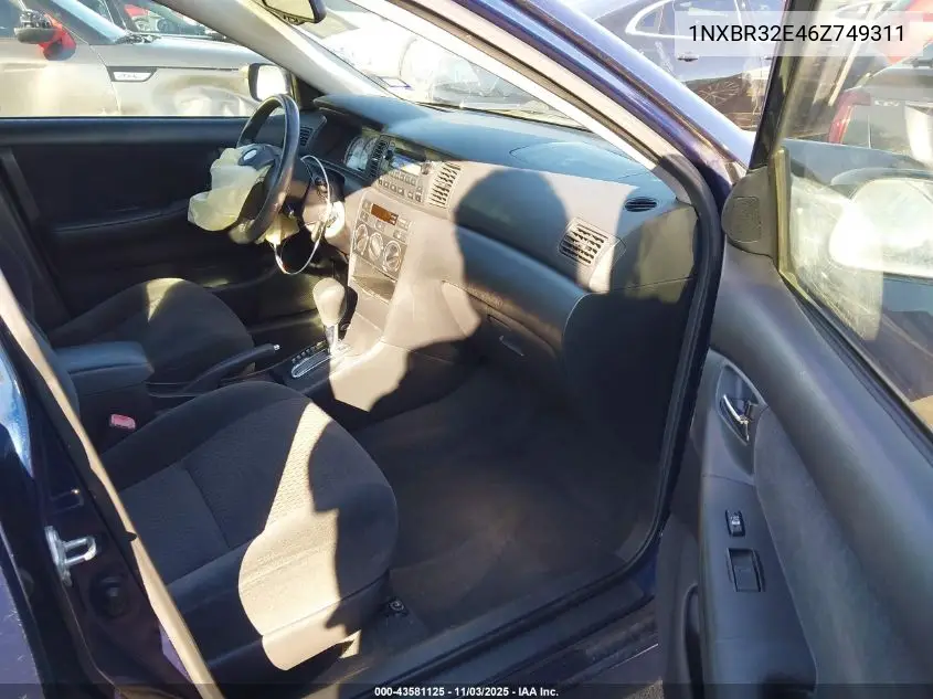 1NXBR32E46Z749311 2006 Toyota Corolla S