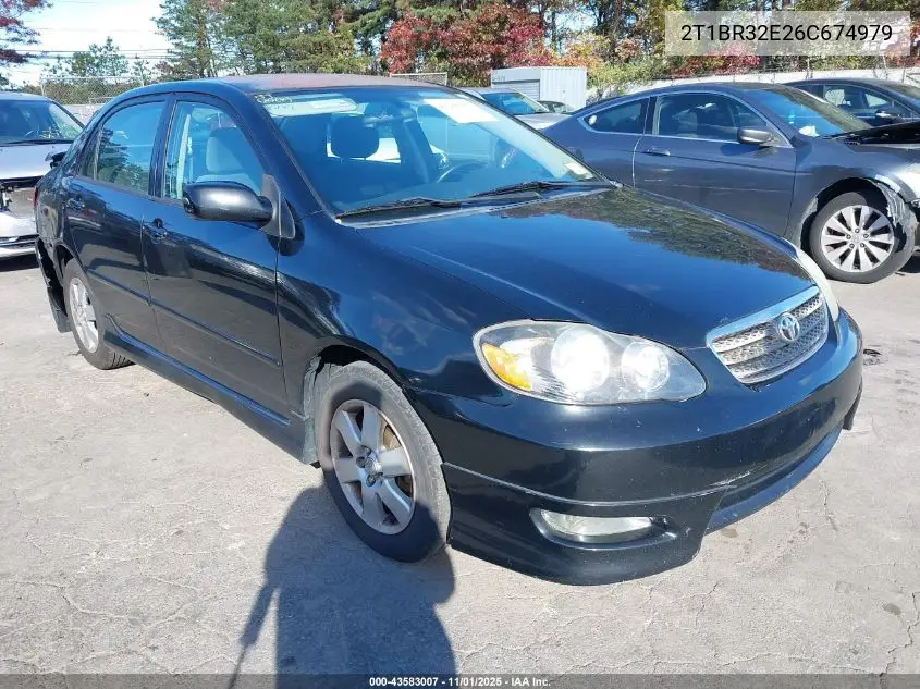 2T1BR32E26C674979 2006 Toyota Corolla S
