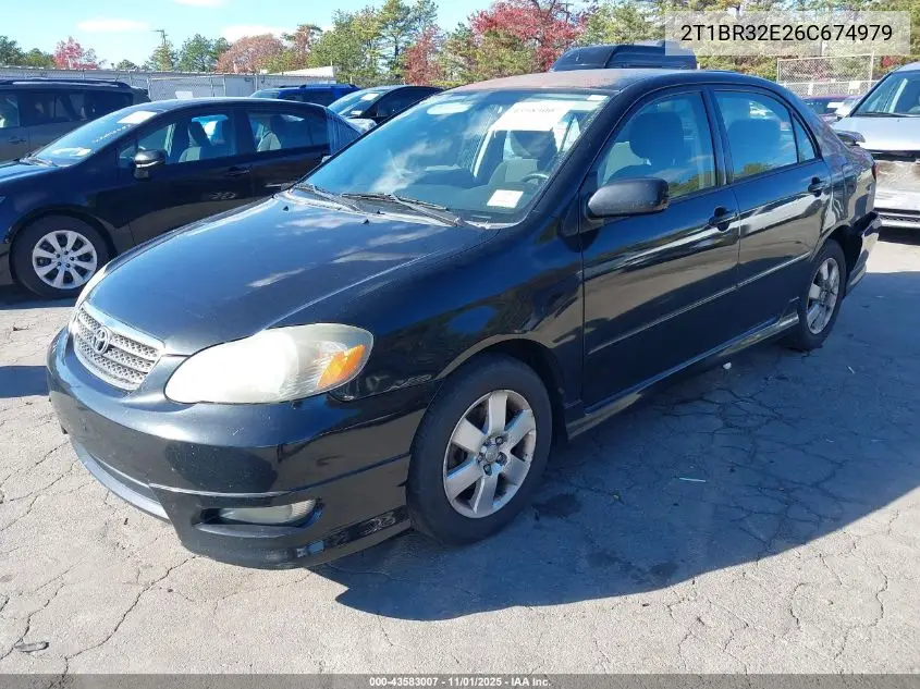 2T1BR32E26C674979 2006 Toyota Corolla S
