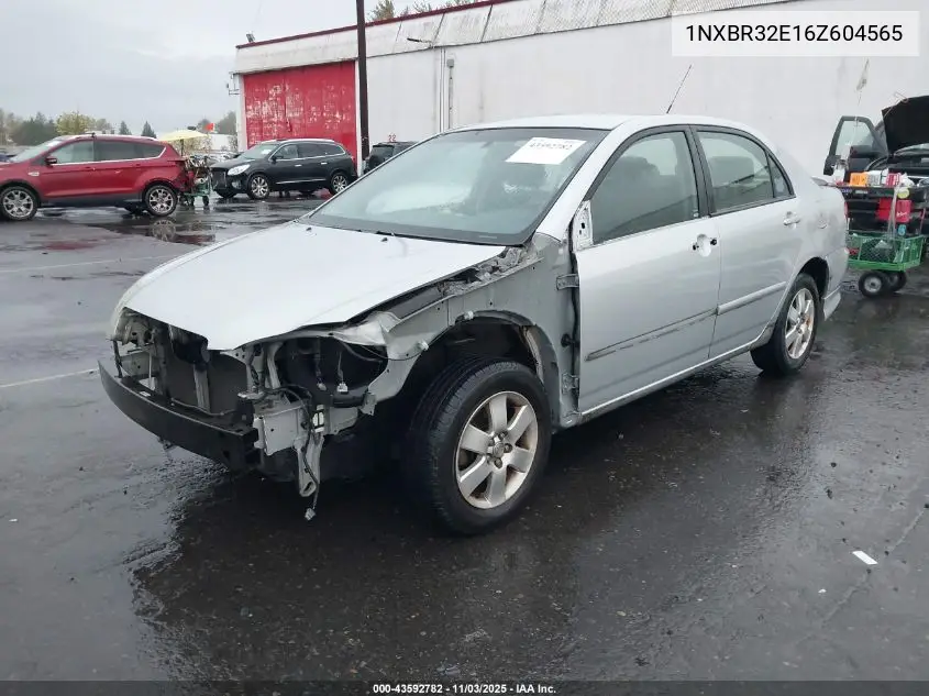 1NXBR32E16Z604565 2006 Toyota Corolla S