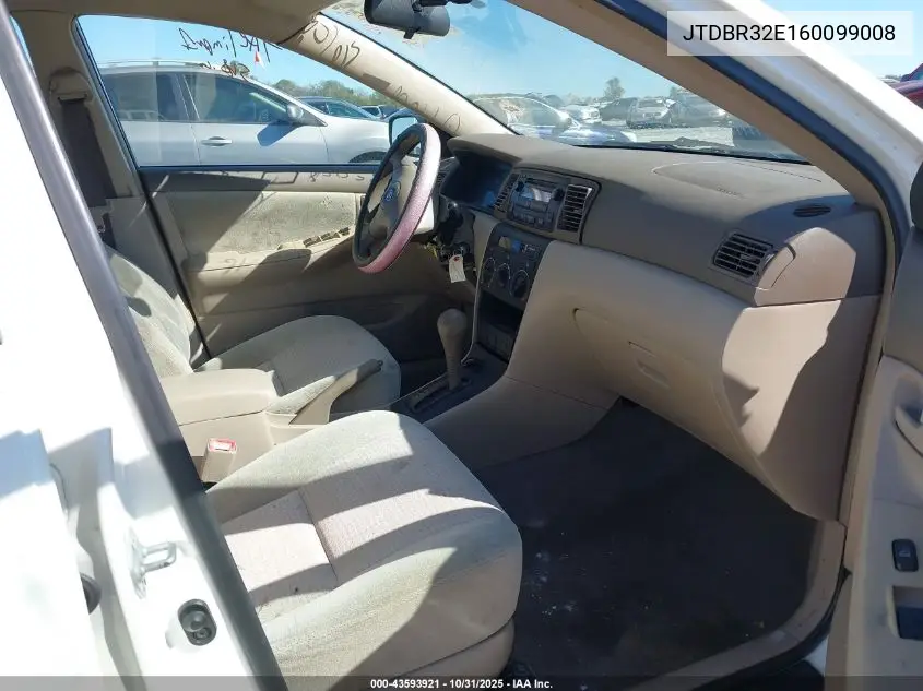 JTDBR32E160099008 2006 Toyota Corolla Ce