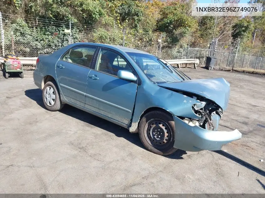 1NXBR32E96Z749076 2006 Toyota Corolla Le