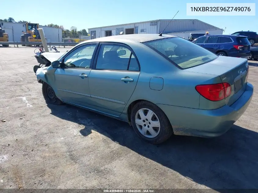 1NXBR32E96Z749076 2006 Toyota Corolla Le