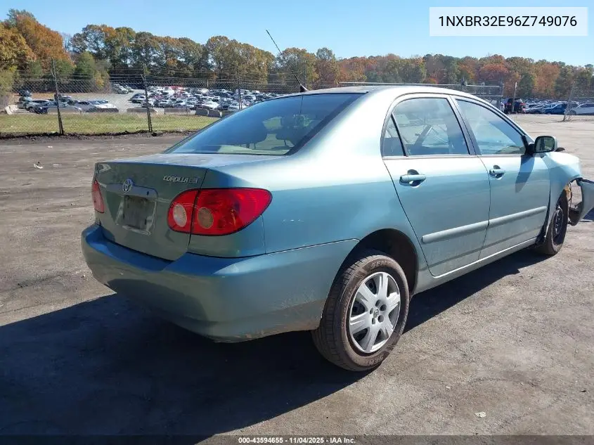 1NXBR32E96Z749076 2006 Toyota Corolla Le