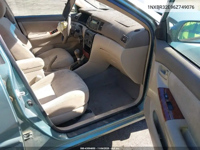 1NXBR32E96Z749076 2006 Toyota Corolla Le