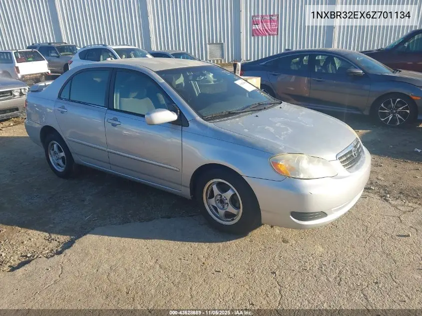 1NXBR32EX6Z701134 2006 Toyota Corolla Le