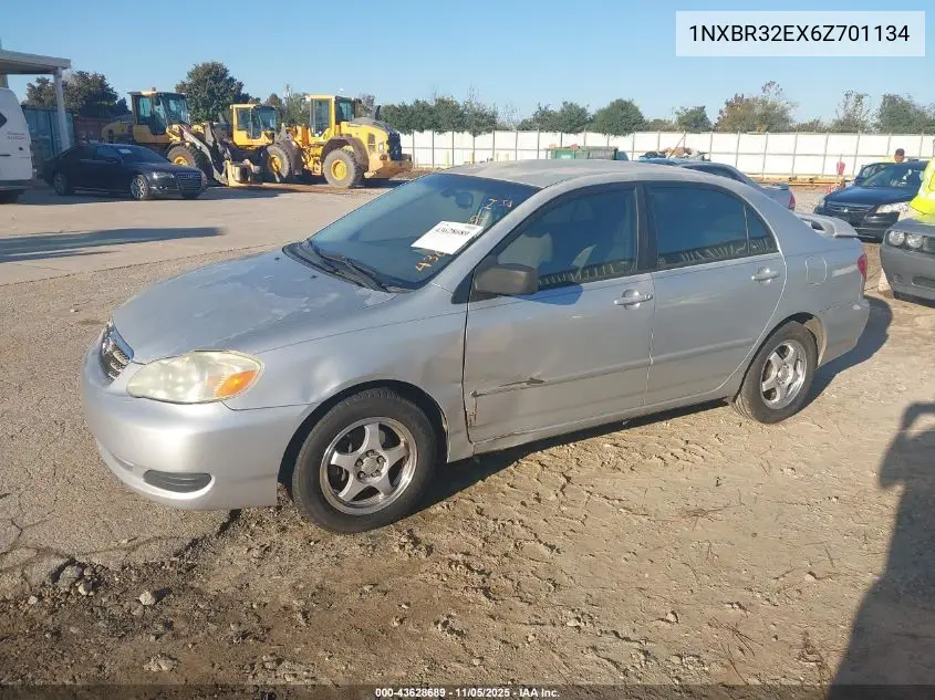 1NXBR32EX6Z701134 2006 Toyota Corolla Le