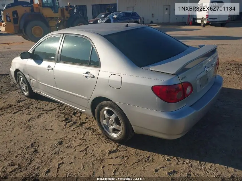 1NXBR32EX6Z701134 2006 Toyota Corolla Le