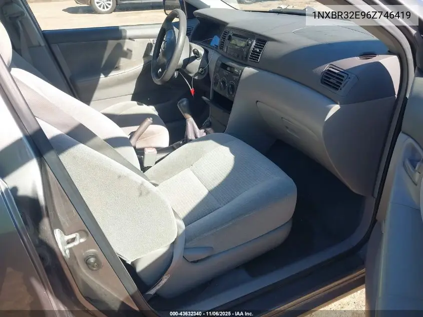 1NXBR32E96Z746419 2006 Toyota Corolla Ce