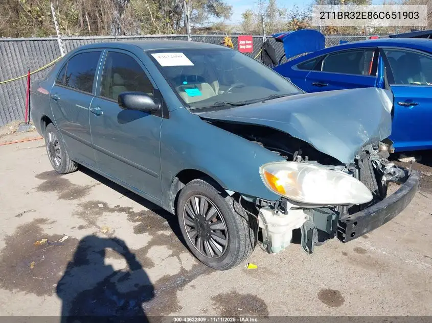 2T1BR32E86C651903 2006 Toyota Corolla Ce